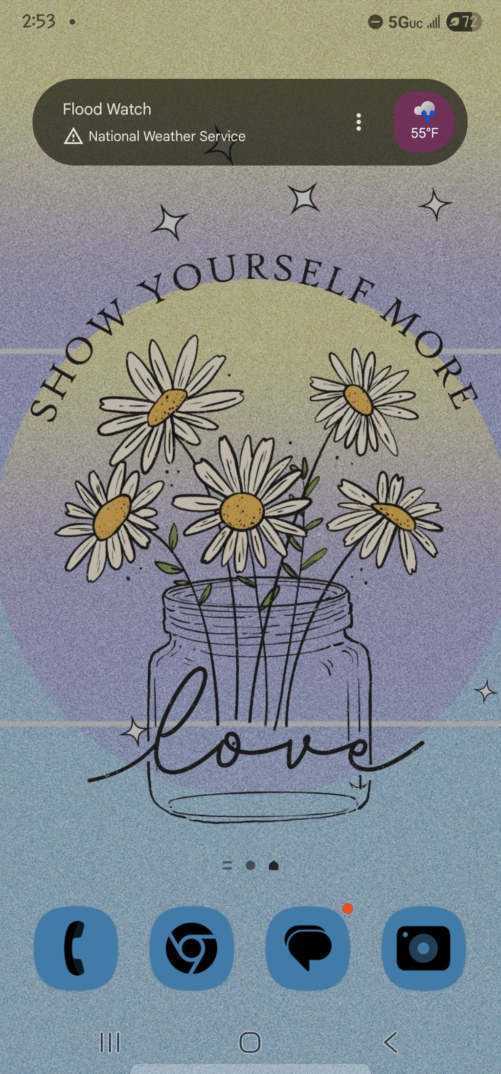 Show Yourself More Love | Digital Phone Wallpaper