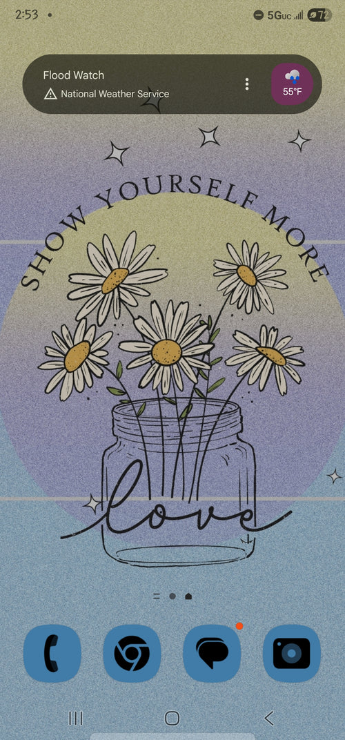 Show Yourself More Love | Digital Phone Wallpaper